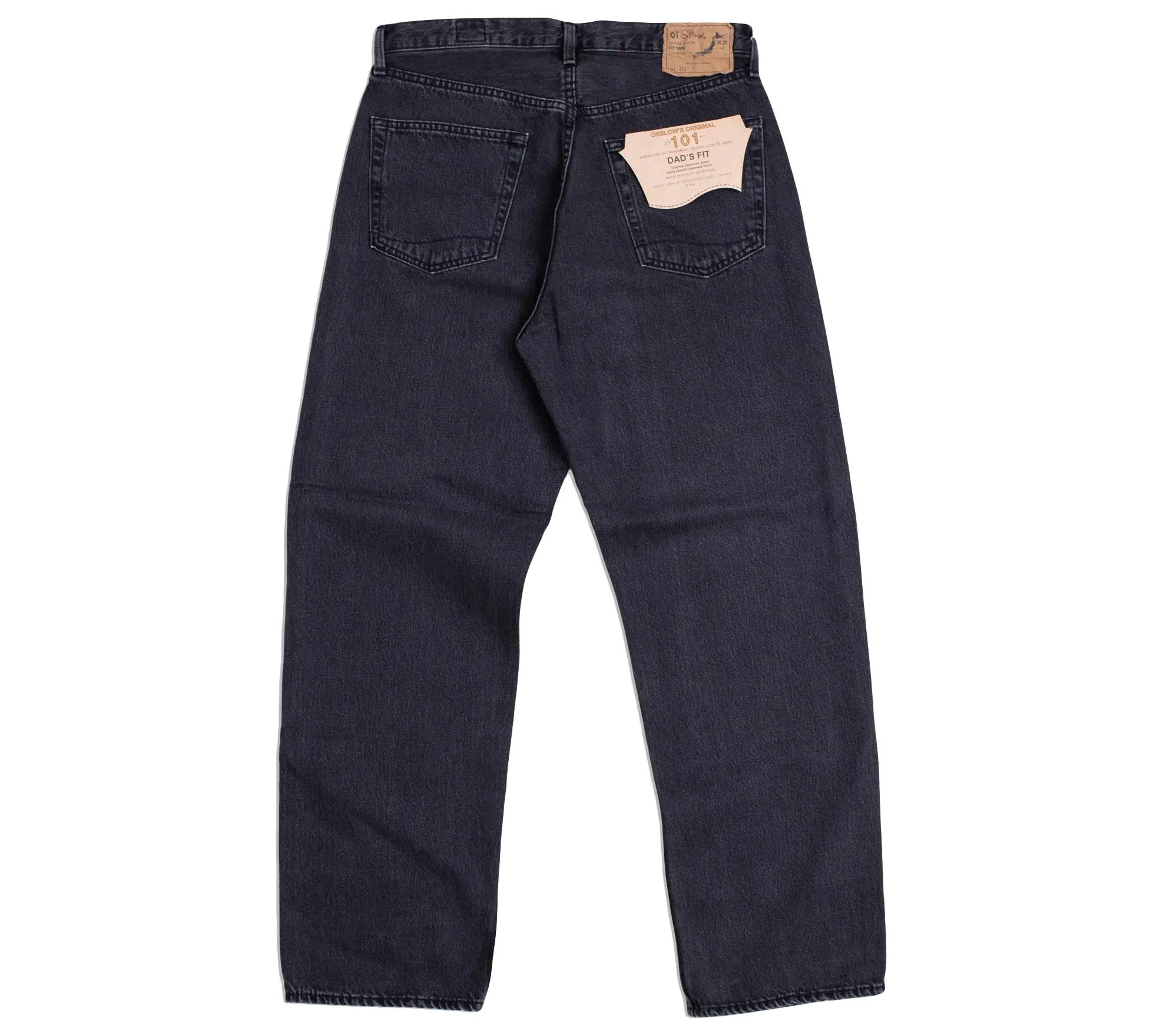 101 Dad's Fit Denim | Remake Black Stone