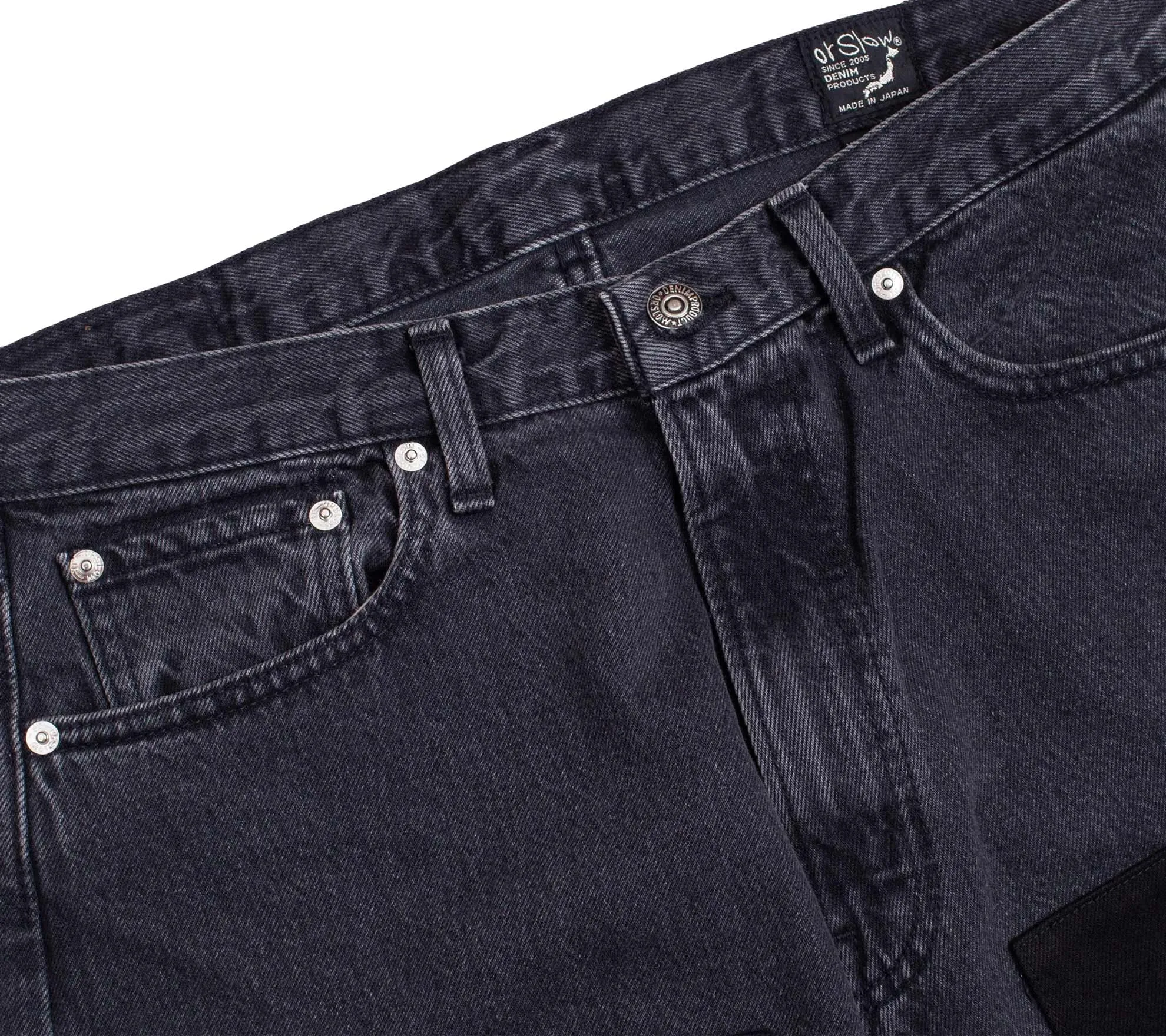 101 Dad's Fit Denim | Remake Black Stone