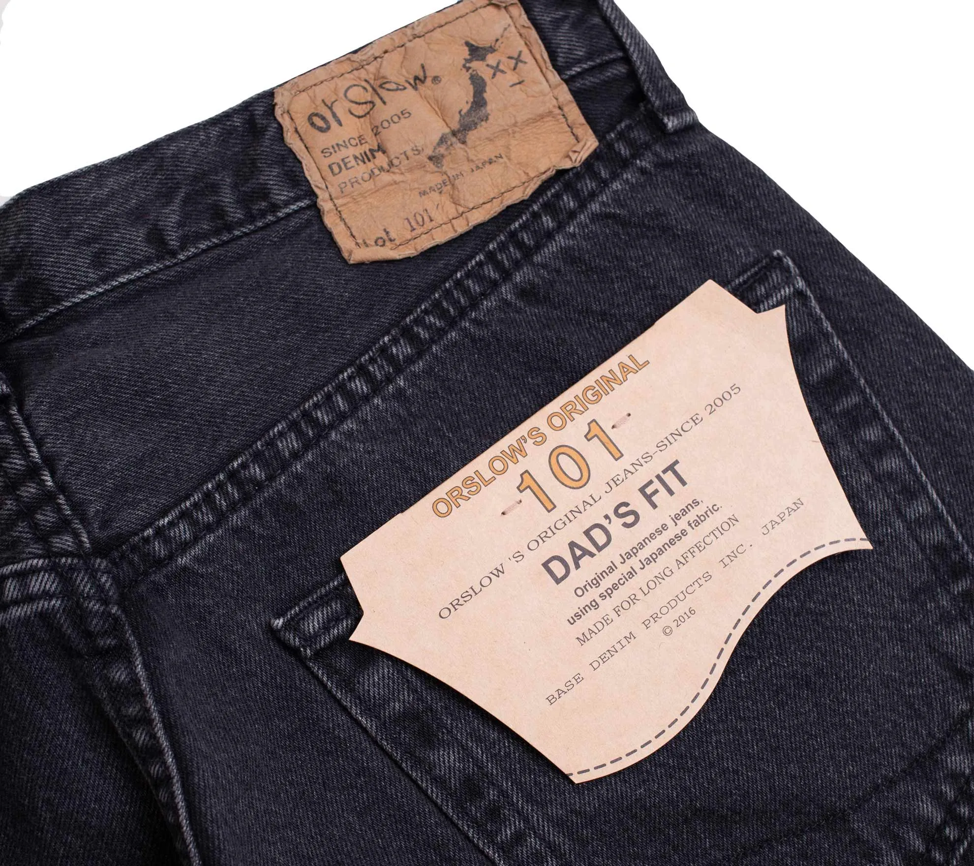 101 Dad's Fit Denim | Remake Black Stone