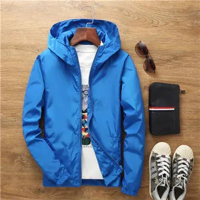 2024 New Women‘s Jacket Outerwear Spring Autumn Hooded Casual Windbreaker Coat Summer Sunscreen Clothing Family Size 7XL A8