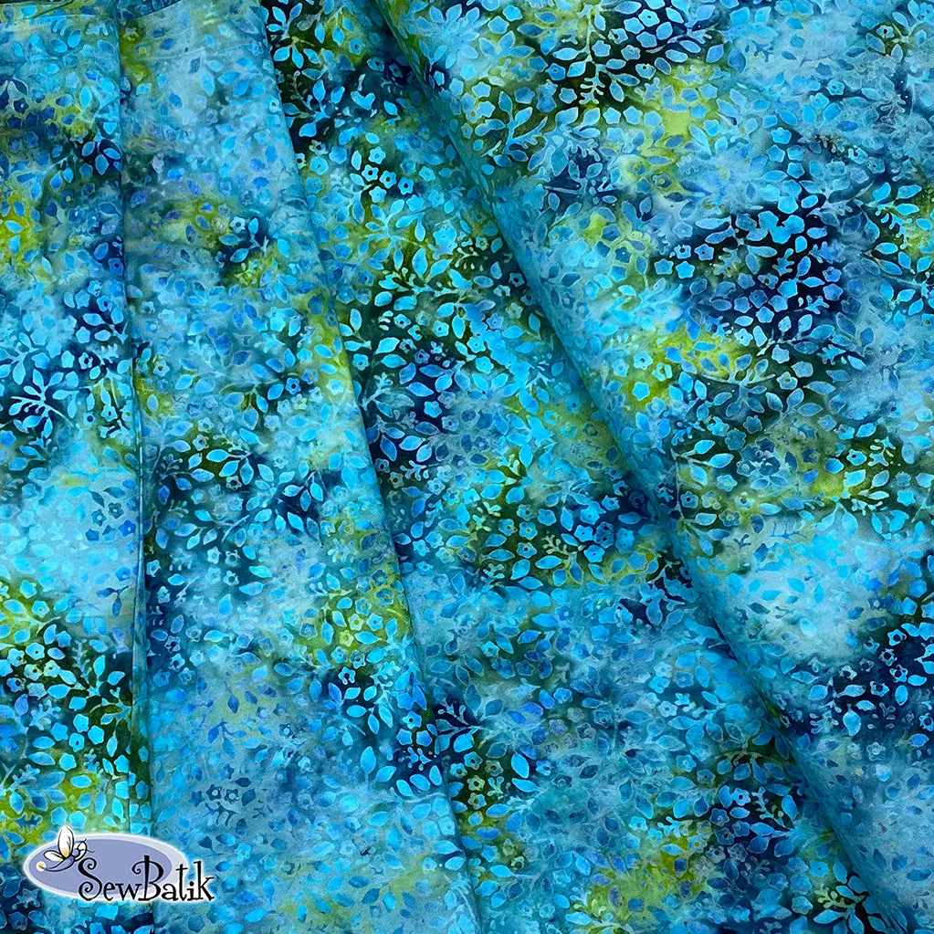 45" Batik Rayon - Valhalla - New Lake  [ 43" CUT ONLY ]