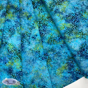 45" Batik Rayon - Valhalla - New Lake  [ 43" CUT ONLY ]