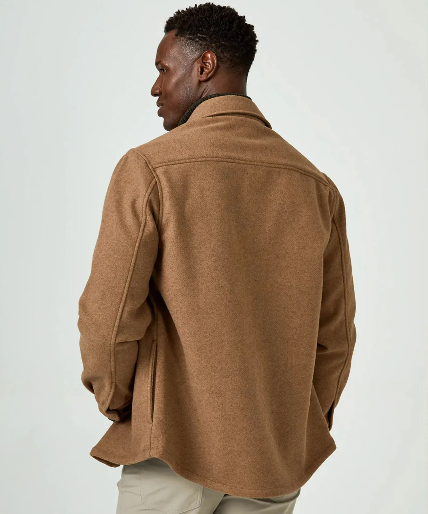 7 Diamonds Generation Melange Shacket Jacket - Ginger