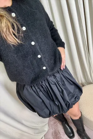 A-bee - Soft Cardigan - Black