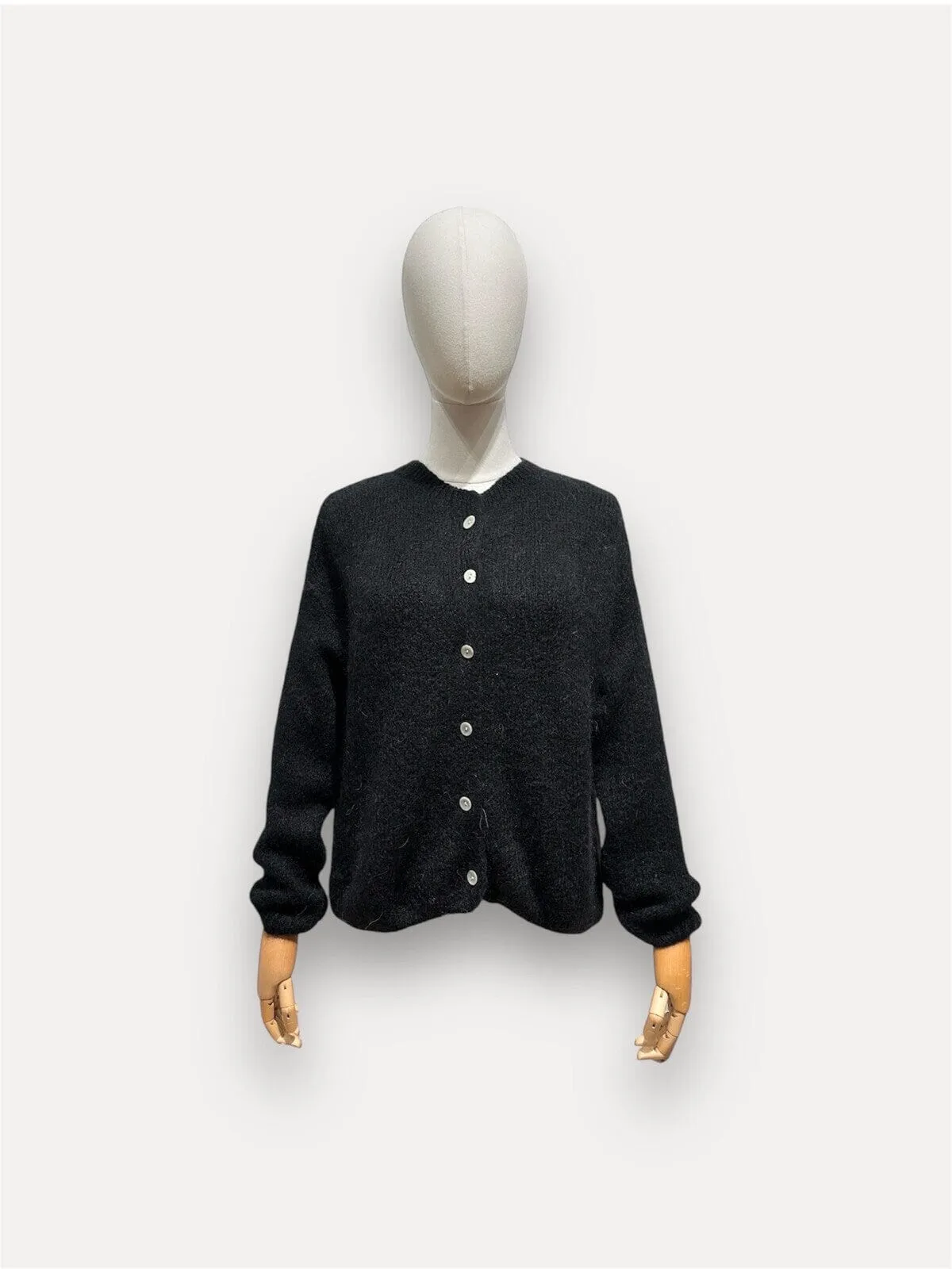 A-bee - Soft Cardigan - Black