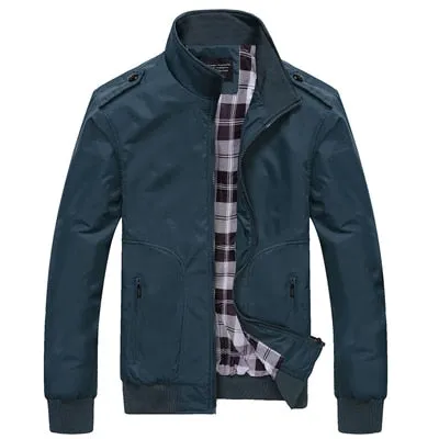 Autumn Casual Coats Solid Color Mens Sportswear