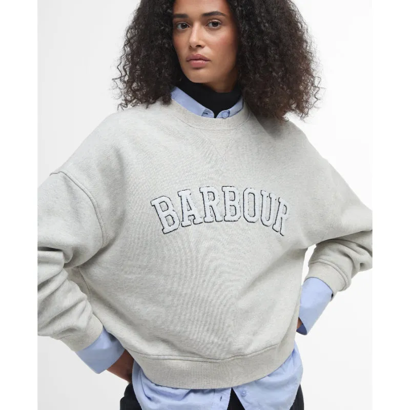 Barbour Silverdale Ladies Sweatshirt - Cloud Marl