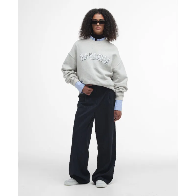 Barbour Silverdale Ladies Sweatshirt - Cloud Marl