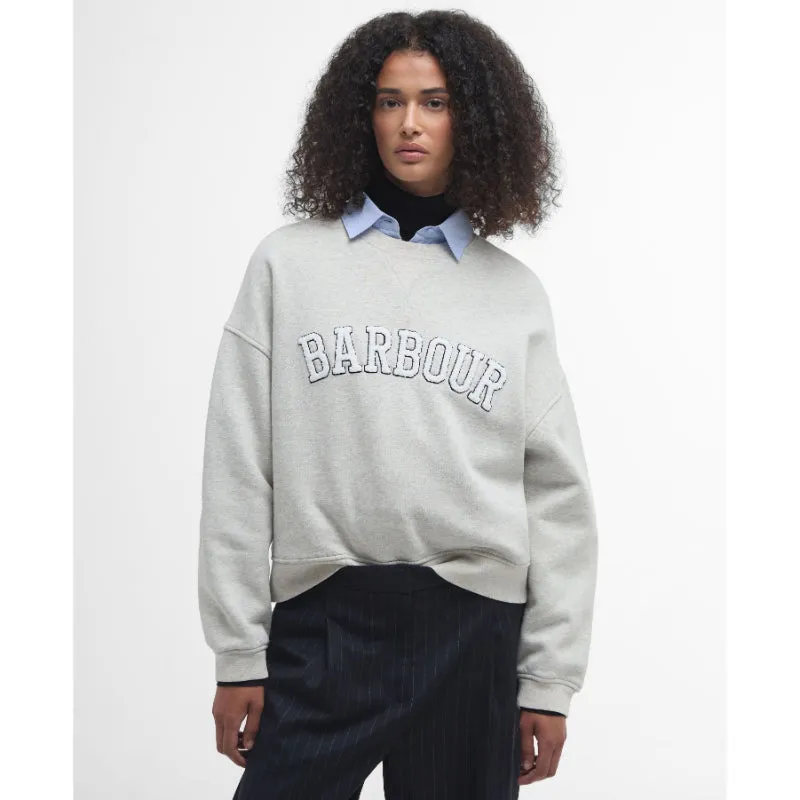 Barbour Silverdale Ladies Sweatshirt - Cloud Marl