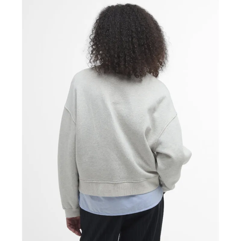 Barbour Silverdale Ladies Sweatshirt - Cloud Marl