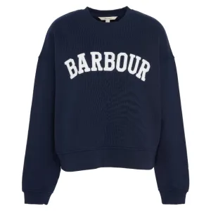 Barbour Silverdale Ladies Sweatshirt - Navy