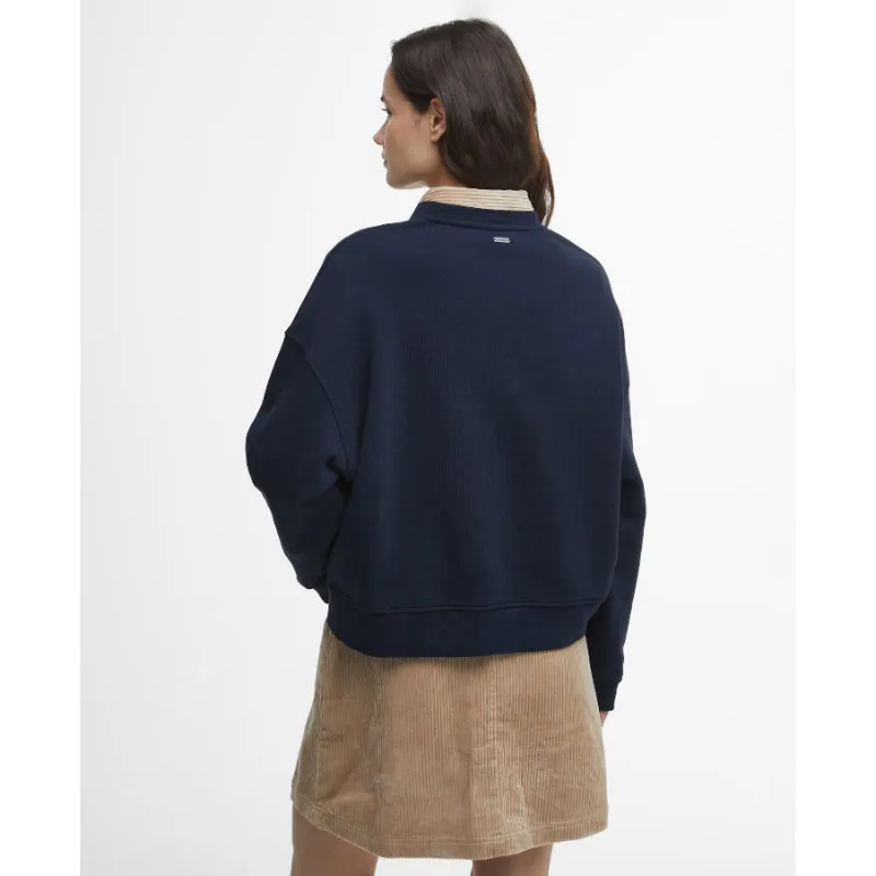 Barbour Silverdale Ladies Sweatshirt - Navy