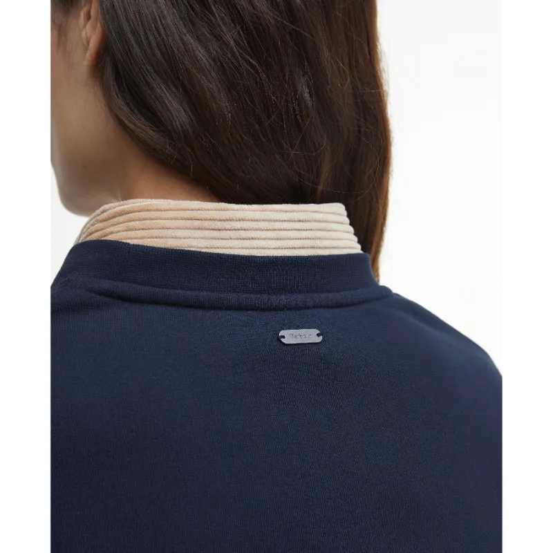 Barbour Silverdale Ladies Sweatshirt - Navy