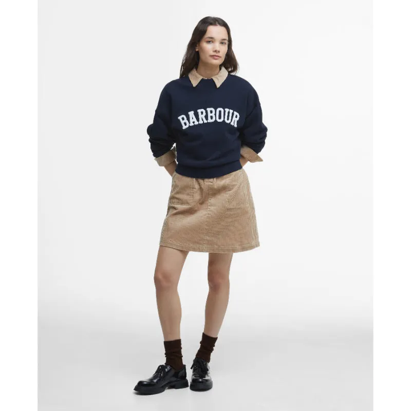 Barbour Silverdale Ladies Sweatshirt - Navy
