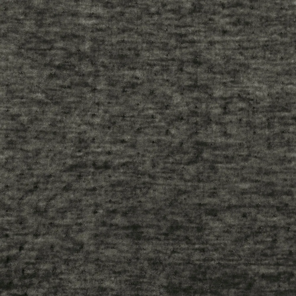 Black-White Viscose Pointelle Stretch Double Knit Fabric