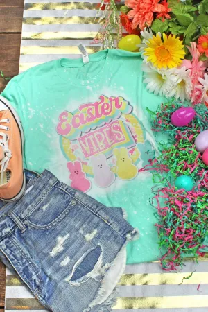 Bleached Easter Vibes Tri-Blend Short Sleeve Tee