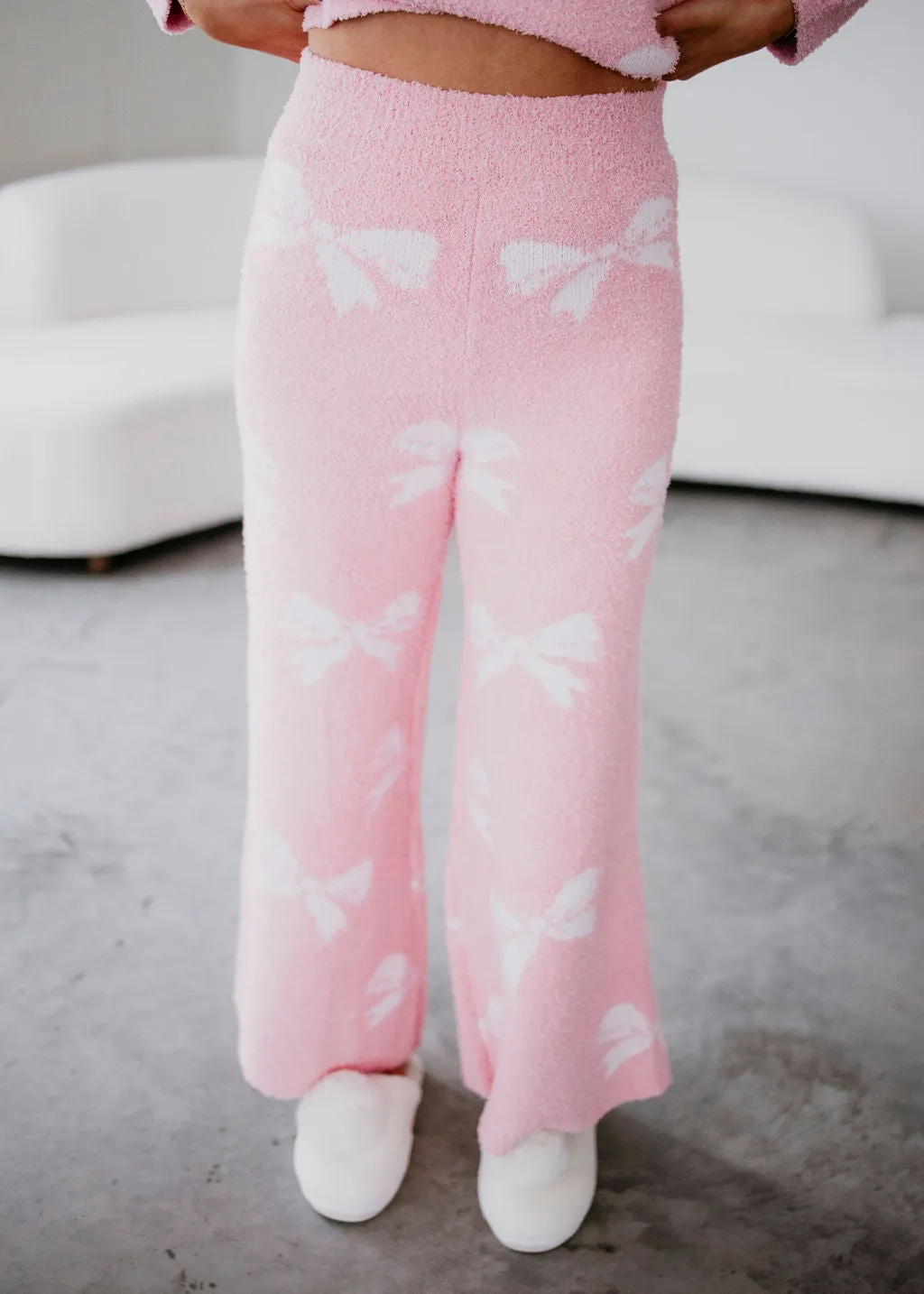 Bow Print Cozy Set
