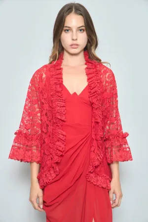 Capa Rojo dolores Talla L