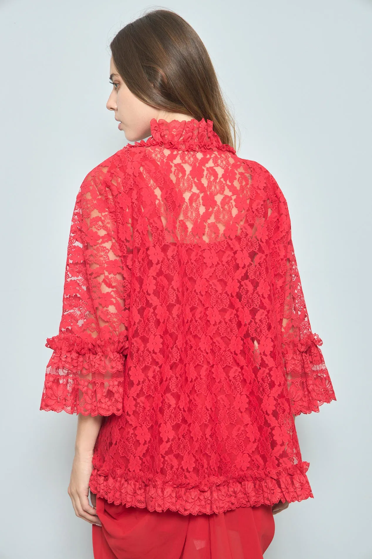 Capa Rojo dolores Talla L