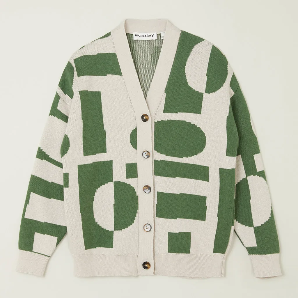 Cardigan Jacquard Cloud Forest
