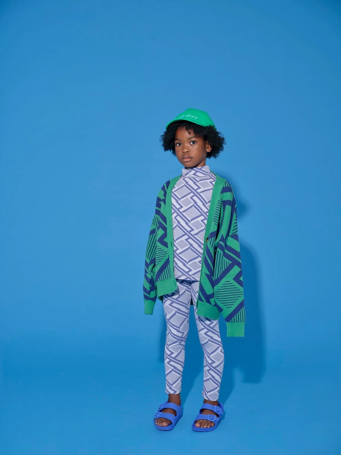 Cardigan Jacquard Jumbo Geo
