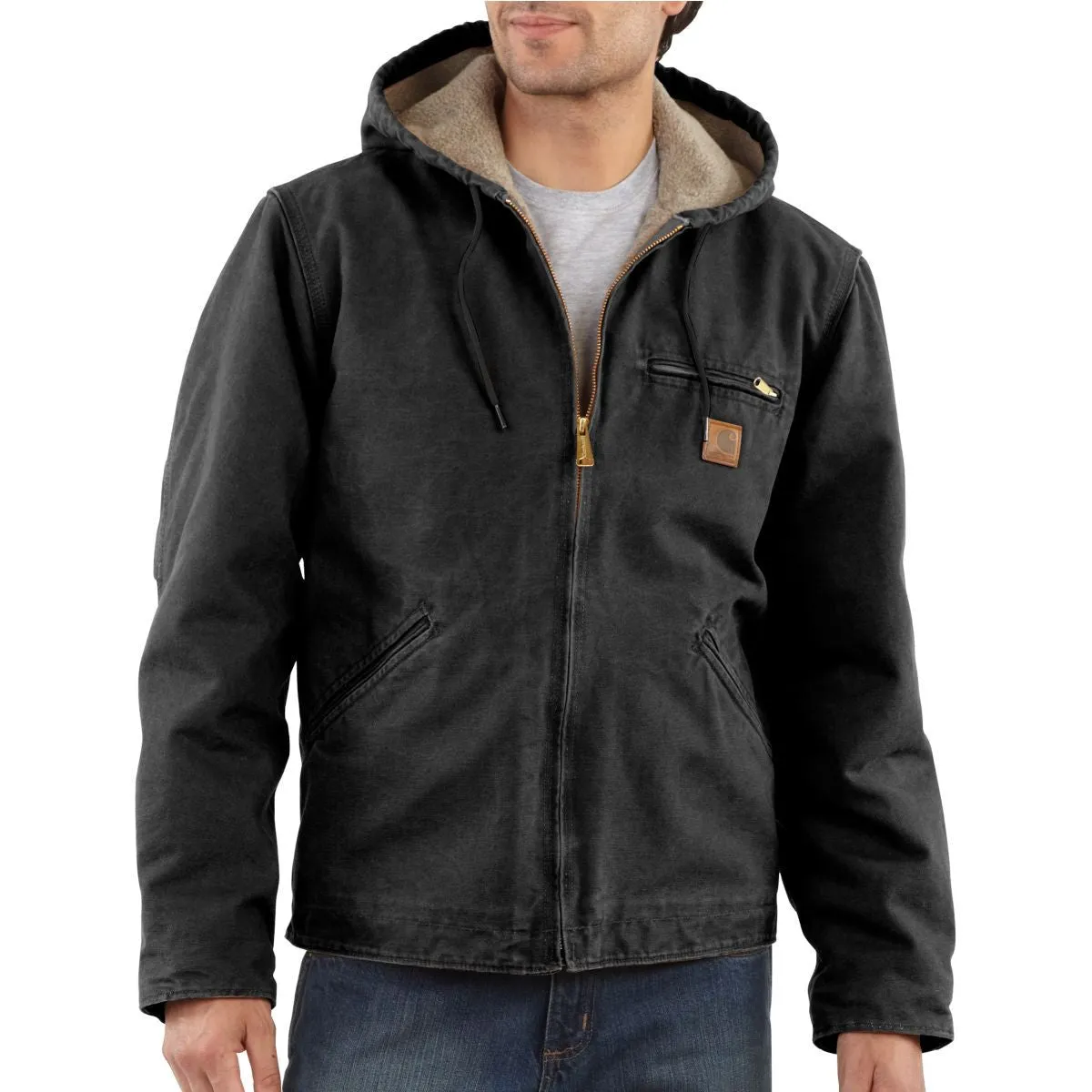 Carhartt Men's Tall Black Sierra Jacket