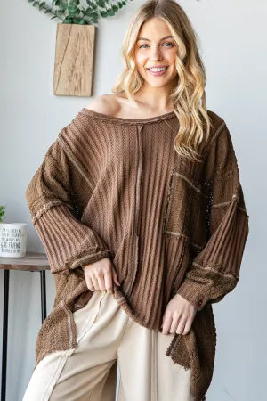 Coffee Knit Pullover