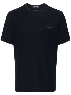 crepe piqué t-shirt