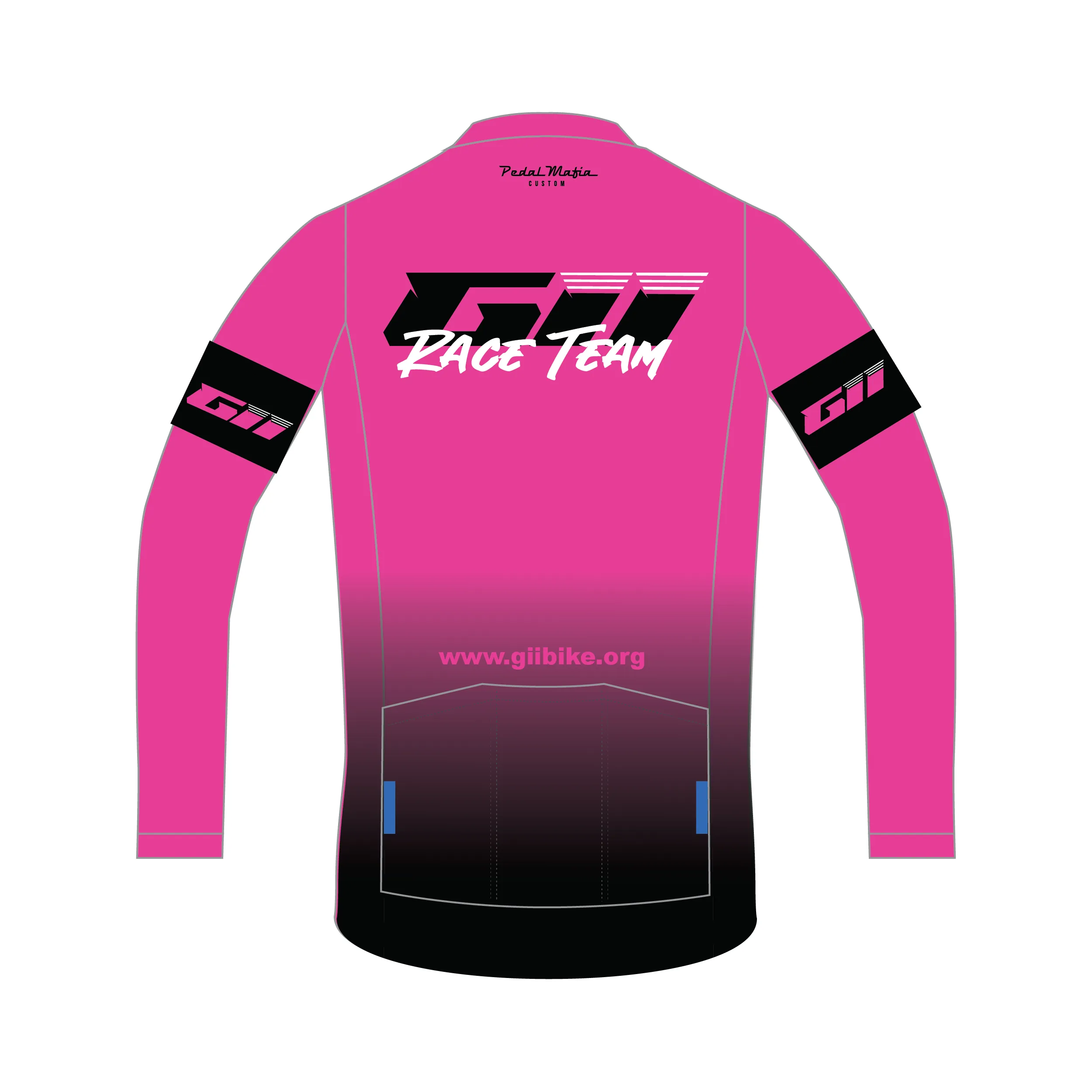 Custom Thermal Jacket - Gii Race Team Pink Black