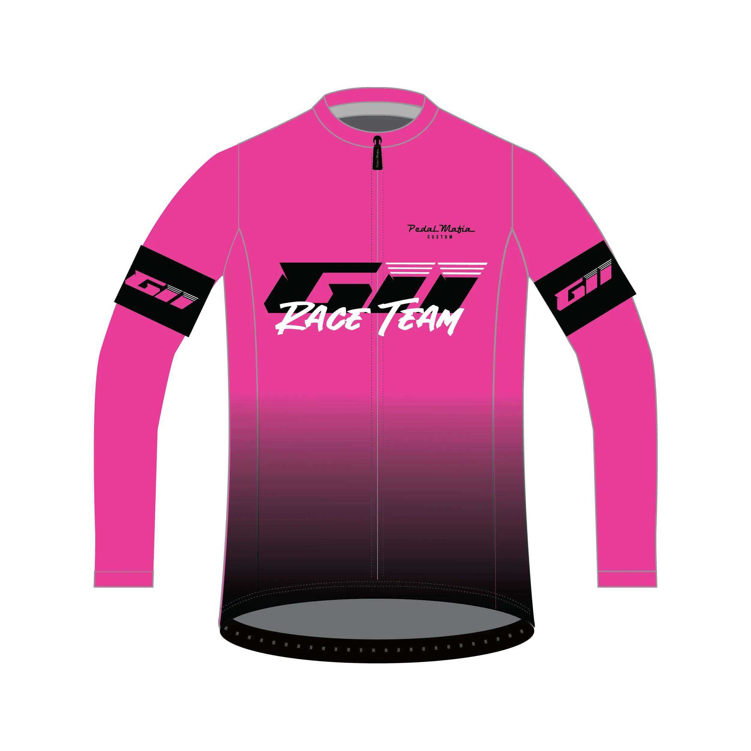 Custom Thermal Jacket - Gii Race Team Pink Black