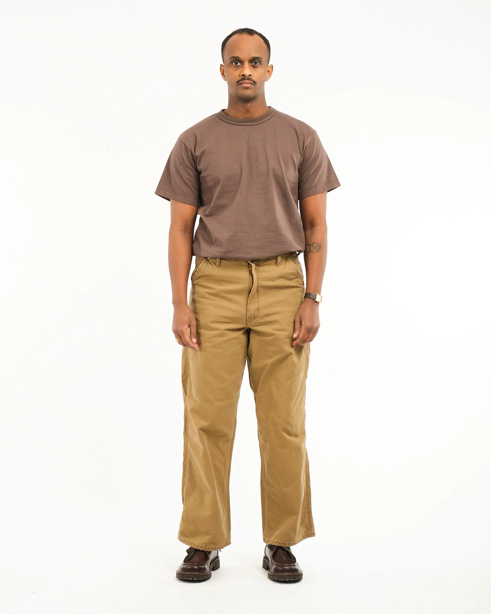DAD'S FIT PAINTER PANTS BROWN