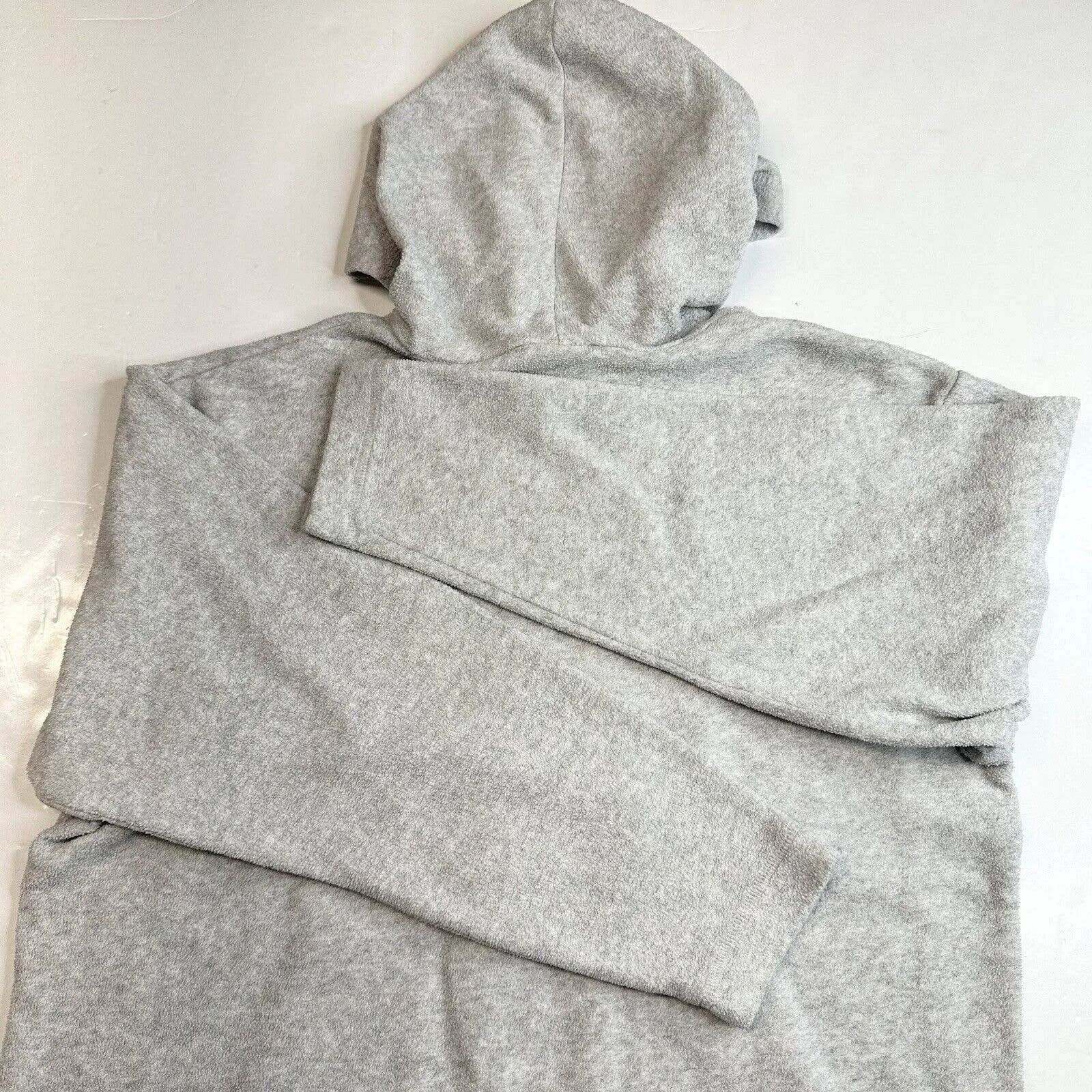 Disney TIGGER Sweatshirt Sz Medium Gray Embroidered Winnie Pooh Hooded Hoodie