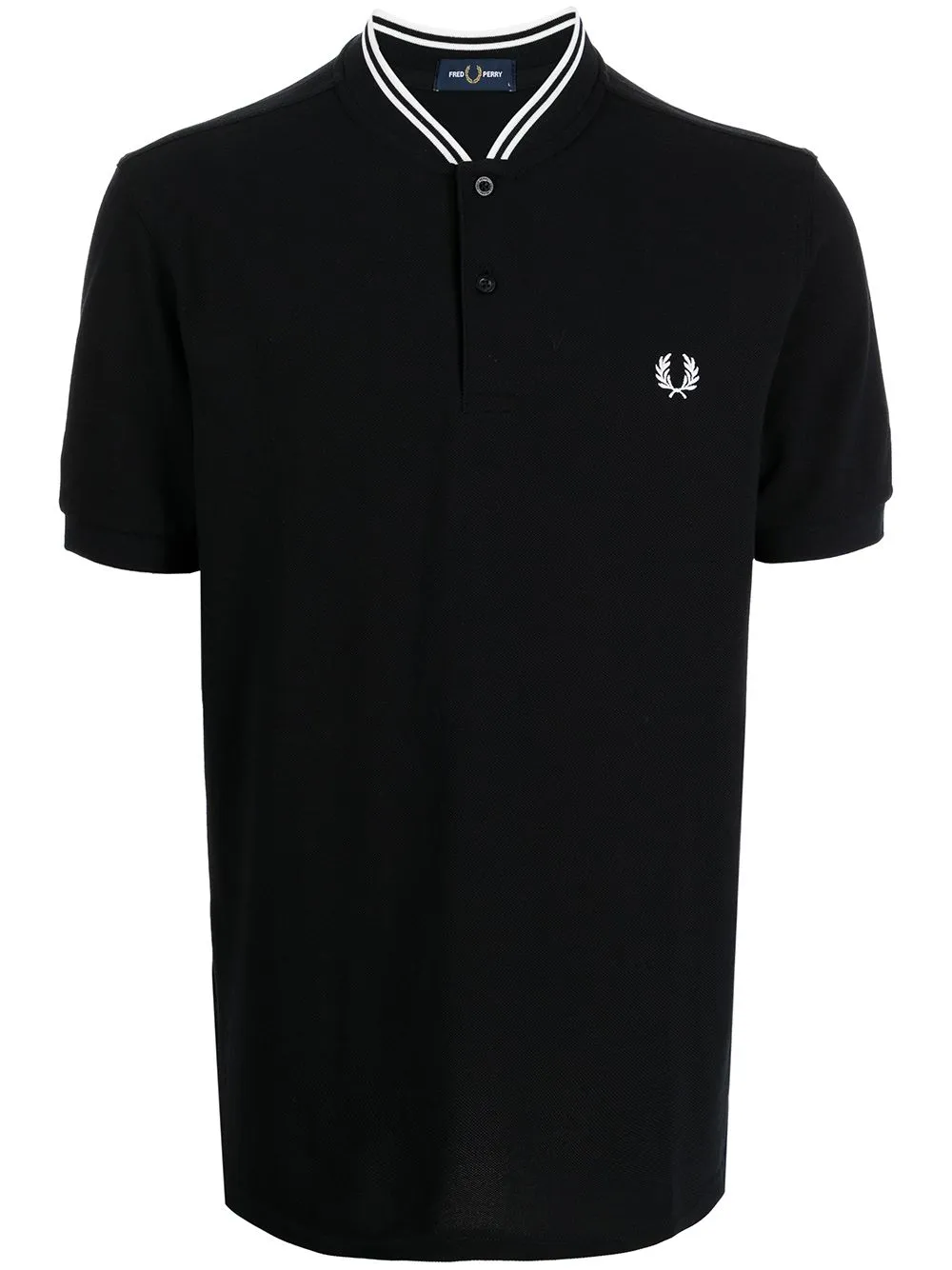 embroidered-logo polo T-shirt