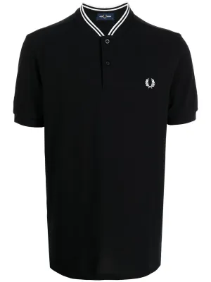embroidered-logo polo T-shirt