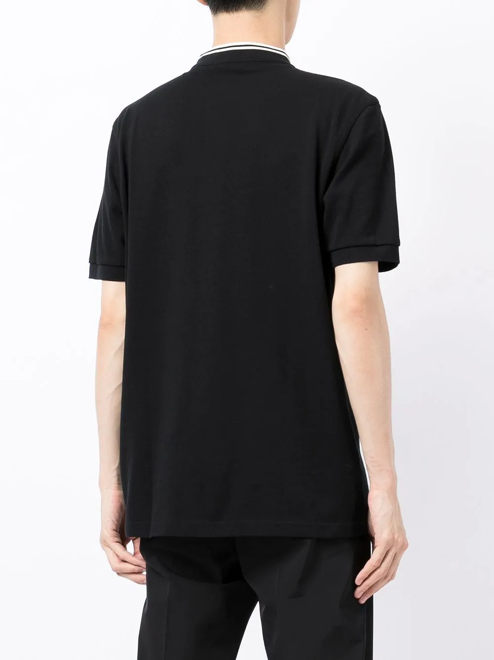 embroidered-logo polo T-shirt