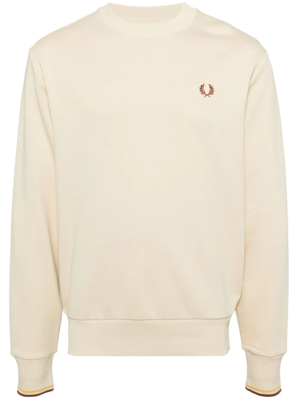 embroidered logo sweatshirt