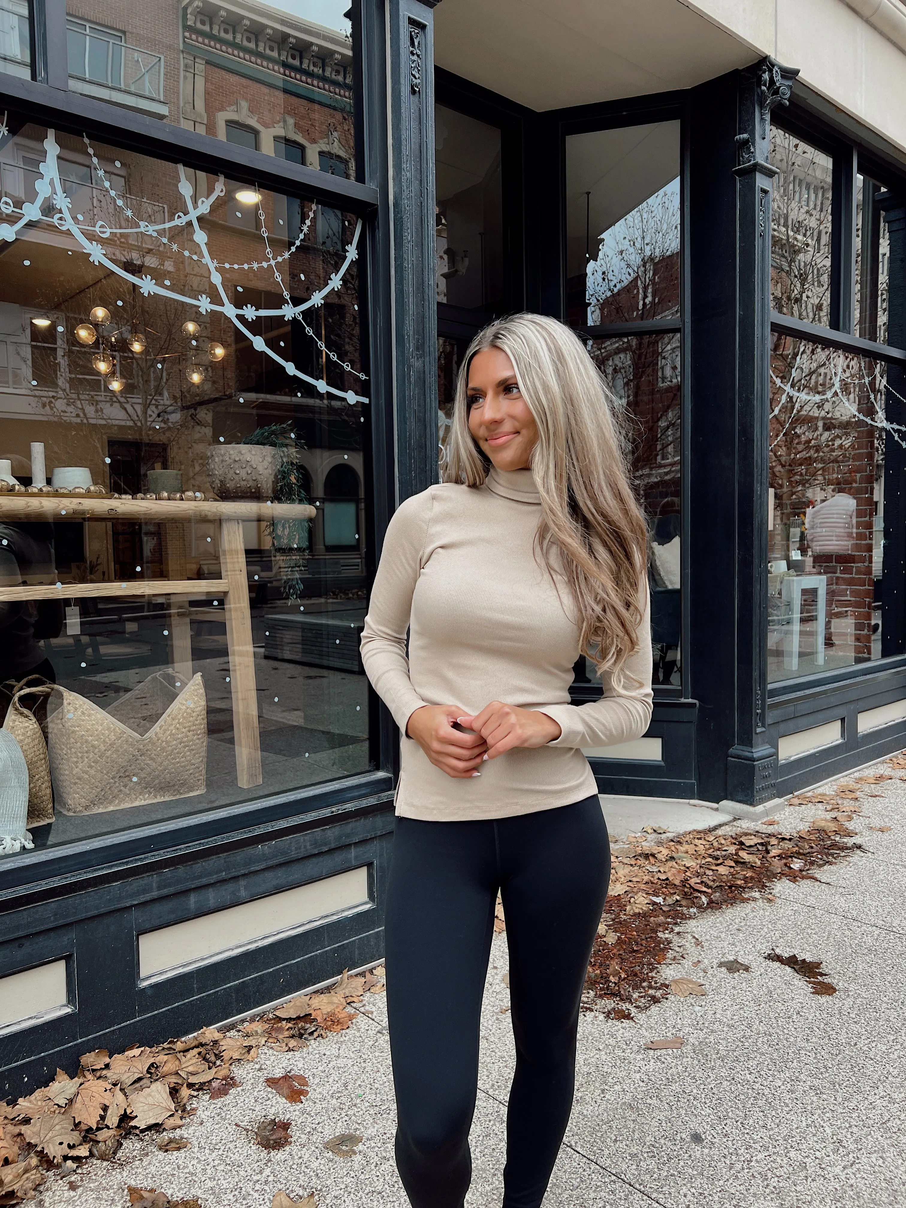 FINAL SALE - Heart Eyes Desert Turtle Neck