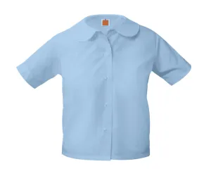 Girls Round Collar Peter Pan School Uniform BloUSes