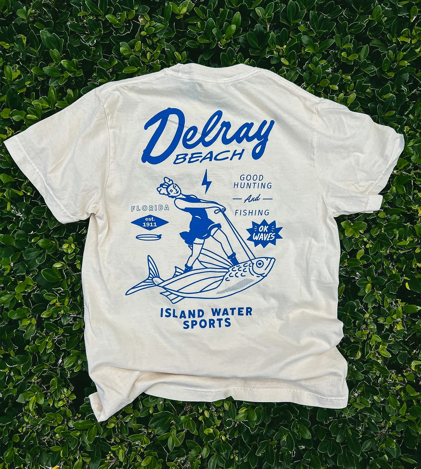 IWS Delray Flyer SS Tee Ivory