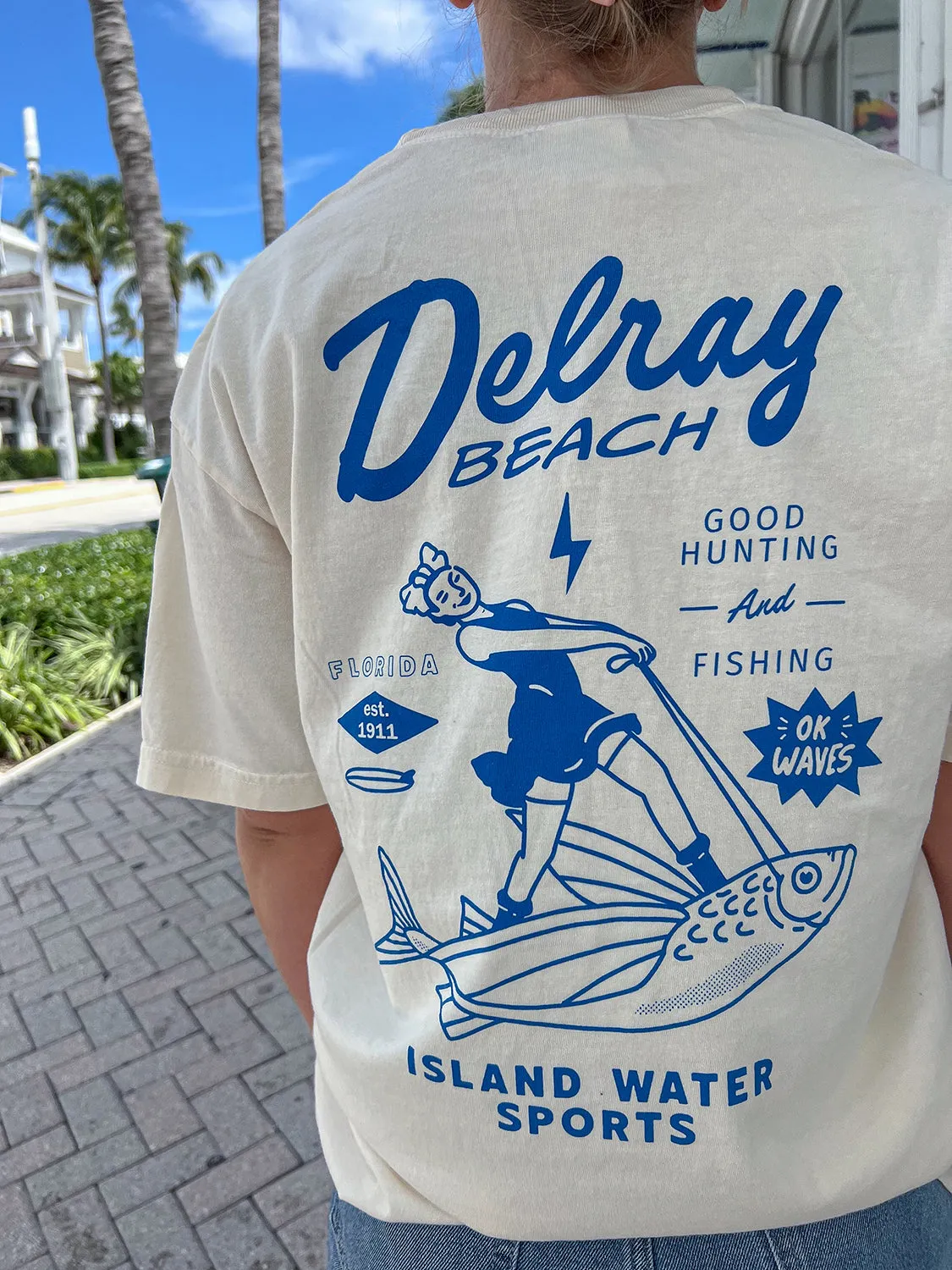 IWS Delray Flyer SS Tee Ivory