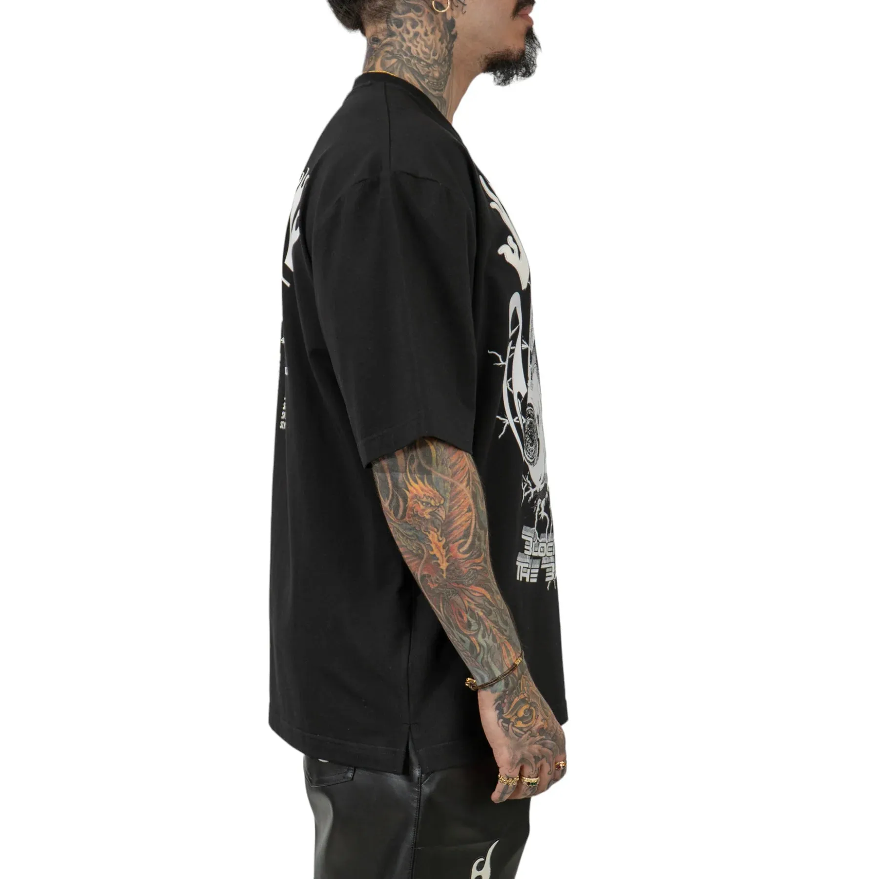 Juren 'Blocking Out The Bad Vibes' T-Shirt (Black)
