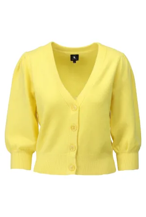 K-design - Cardigan met V-hals (A807Goldfinch)