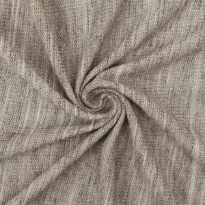 Light Beige-White-Gray Texture Poly Rayon Rib Knit Fabric
