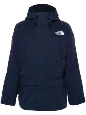 logo-embroidered cargo jacket