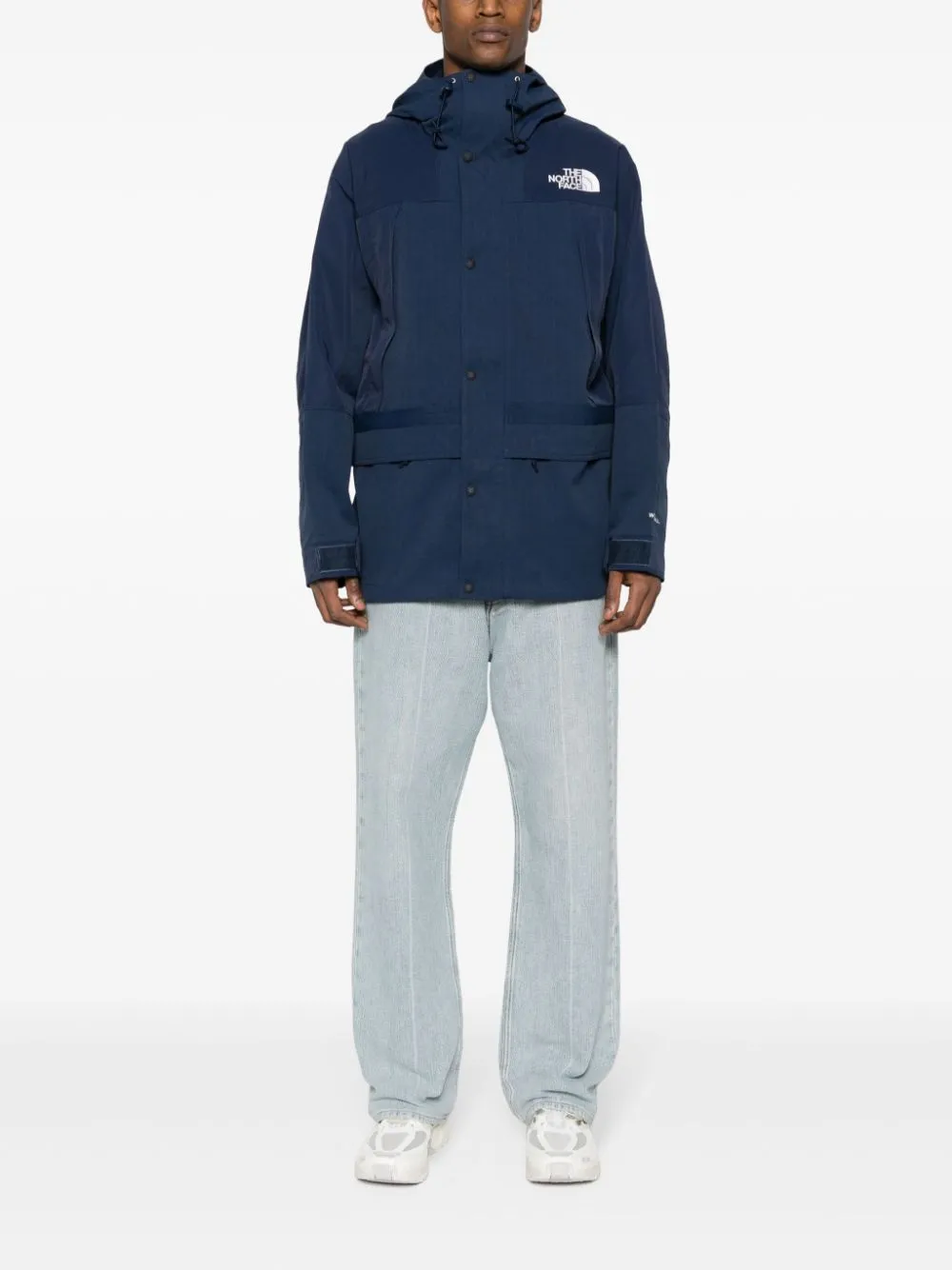 logo-embroidered cargo jacket