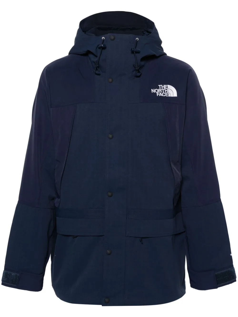 logo-embroidered cargo jacket