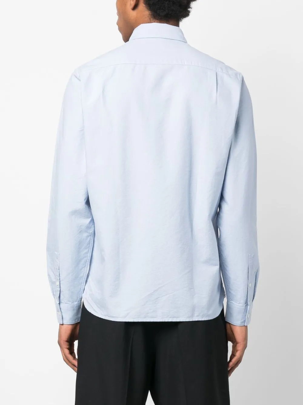 logo-embroidery cotton shirt