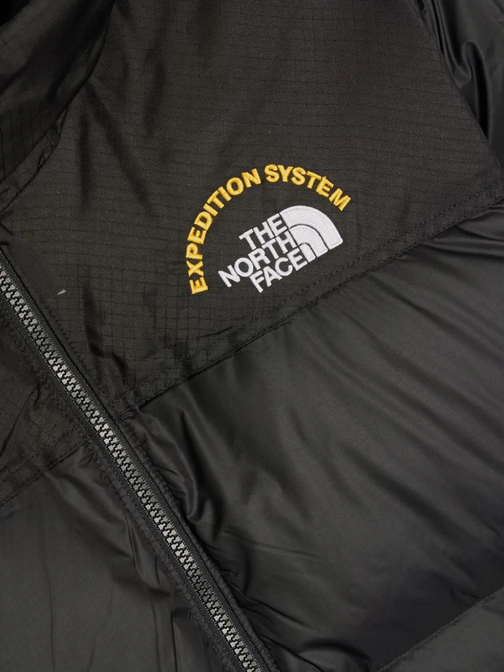 logo-print padded jacket
