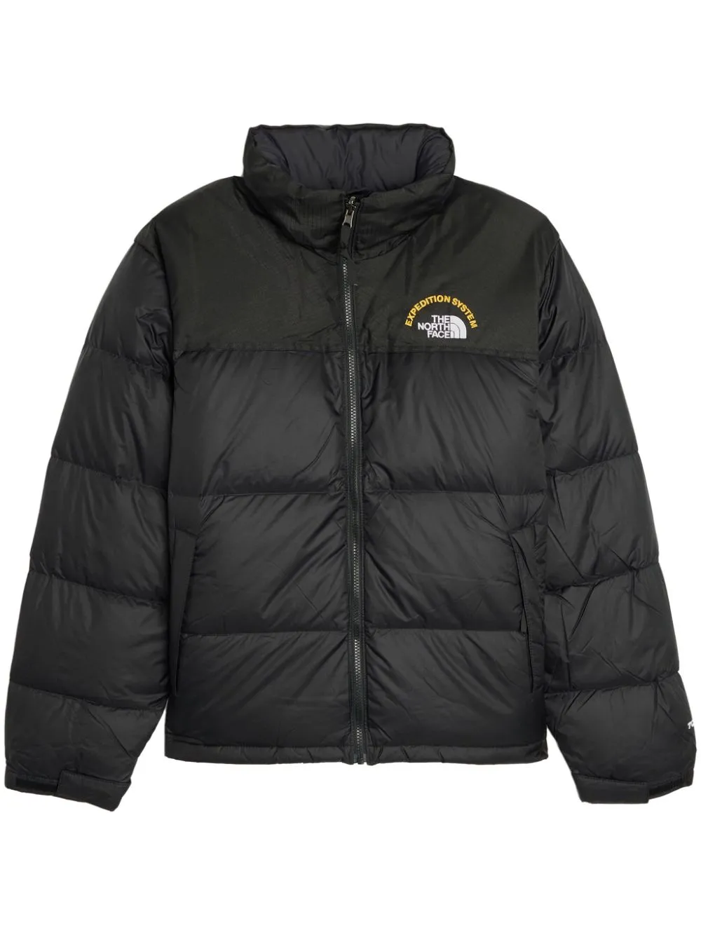 logo-print padded jacket
