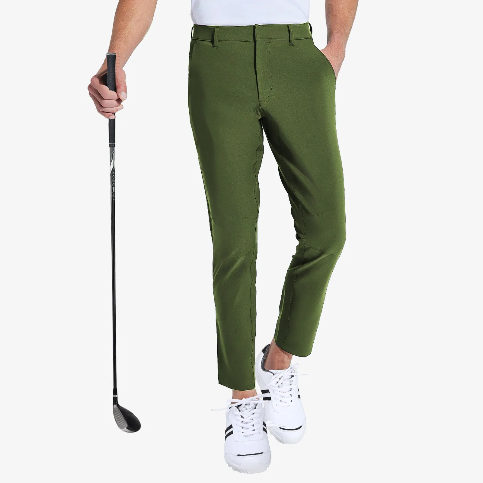 Men's Stretch Golf Pants Slim Fit Quick Dry Pants